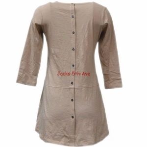 LOGO Lori Goldstein XS  Button Back Knit Top NEW